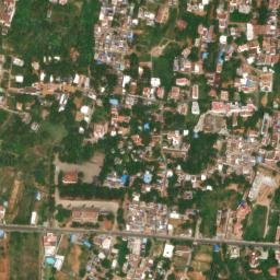 Satellite imagery of Cape Comorin, IN
