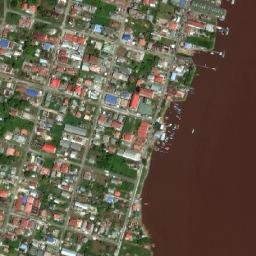 Satellite imagery of Bartica Point, GY