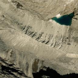 Satellite imagery of cairn, VE