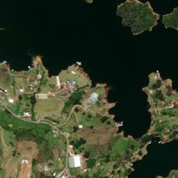 Satellite imagery of El Peñón de Guatapé, CO