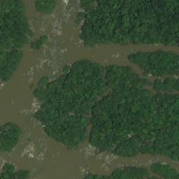 Satellite imagery of Kaburi Rock, GY