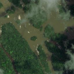 Satellite imagery of Kaburi Rock, GY