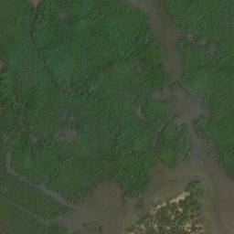 Satellite imagery of MacDonald Point, NG