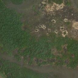 Satellite imagery of MacDonald Point, NG