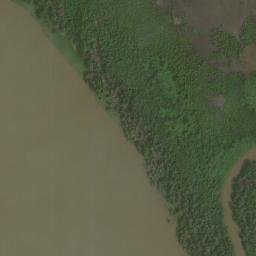 Satellite imagery of MacDonald Point, NG