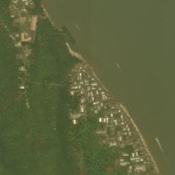 Satellite imagery of Seine Point, NG