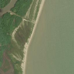 Satellite imagery of Cape Nun, NG