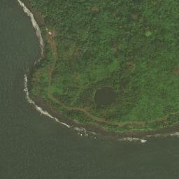 Satellite imagery of Cape Debundsha, CM