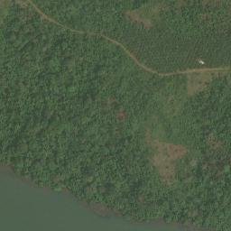 Satellite imagery of Dikulu Point, CM