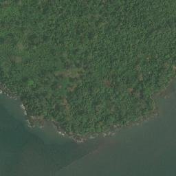 Satellite imagery of Cape Bimbia, CM