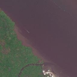 Satellite imagery of Cap Cameroun, CM