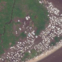 Satellite imagery of Cap Cameroun, CM