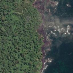 Satellite imagery of Punta Caracas, GQ