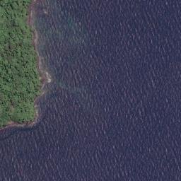 Satellite imagery of Punta Salvador, GQ