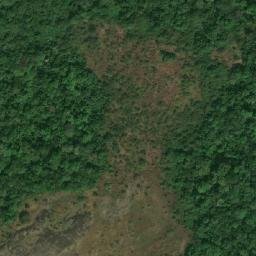Satellite imagery of Mont Agbudja, CD