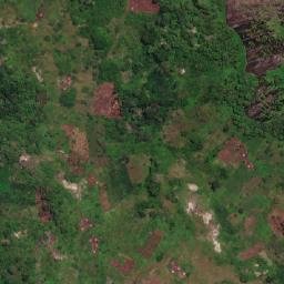 Satellite imagery of Mont Boku, CD