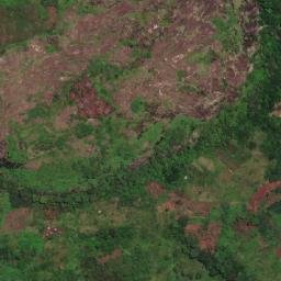 Satellite imagery of Mont Boku, CD