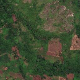 Satellite imagery of Mont Boku, CD