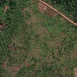 Satellite imagery of Mont Bai, CD