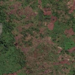 Satellite imagery of Mont Bai, CD