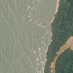 Satellite imagery of Punta Cuche, GQ