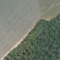 Satellite imagery of Punta Mebedu, GQ