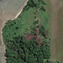 Satellite imagery of Punta Mambembe, GQ
