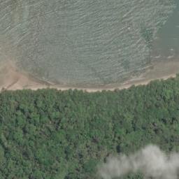 Satellite imagery of Punta Baga, GQ