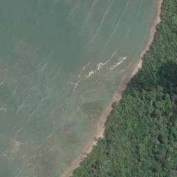 Satellite imagery of Punta Baga, GQ