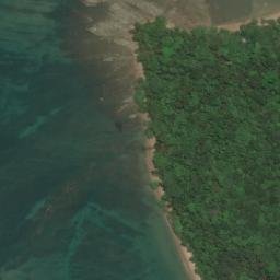Satellite imagery of Punta Uloba, GQ