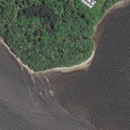 Satellite imagery of Punta Yeke, GQ
