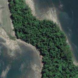 Satellite imagery of Punta Bolo, GQ