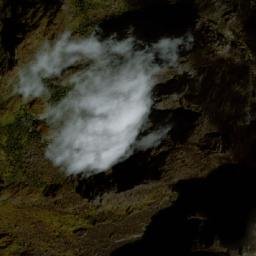 Satellite imagery of Mont Stanley, CD