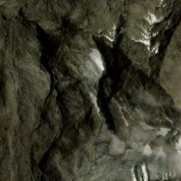 Satellite imagery of Margherita Peak, CD