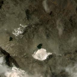 Satellite imagery of Margherita Peak, CD