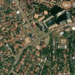 Satellite imagery of Island of Kira road to Bukoto / Kamwokya, UG