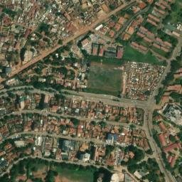 Satellite imagery of Island of Kira road to Bukoto / Kamwokya, UG