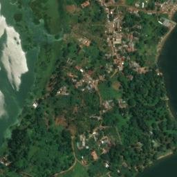 Satellite imagery of Kiulwe Point, UG