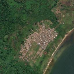 Satellite imagery of Nyoba Point, UG