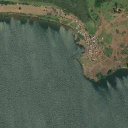 Satellite imagery of Kiziba Point, UG