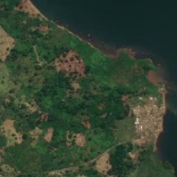 Satellite imagery of Nyanama Point, UG