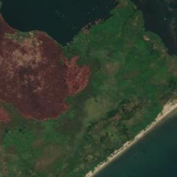 Satellite imagery of Nyanama Point, UG