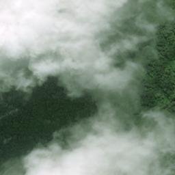 Satellite imagery of Volcán Reventador, EC
