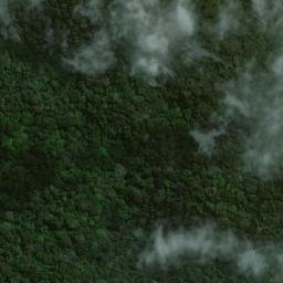Satellite imagery of Mont Bituka, CD