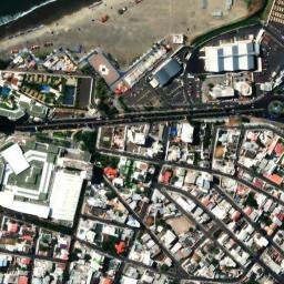 Satellite imagery of Punta Murciélago, EC