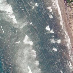 Satellite imagery of Punta Canoa, EC