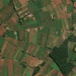 Satellite imagery of BP14: Pillar of earth and stones on ridge, KE