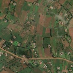 Satellite imagery of BP14: Pillar of earth and stones on ridge, KE