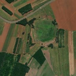 Satellite imagery of BP17, Sirunga. Pillar of earth and stones, KE