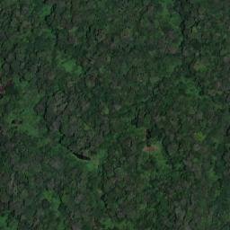 Satellite imagery of Mont Mbuni, CD